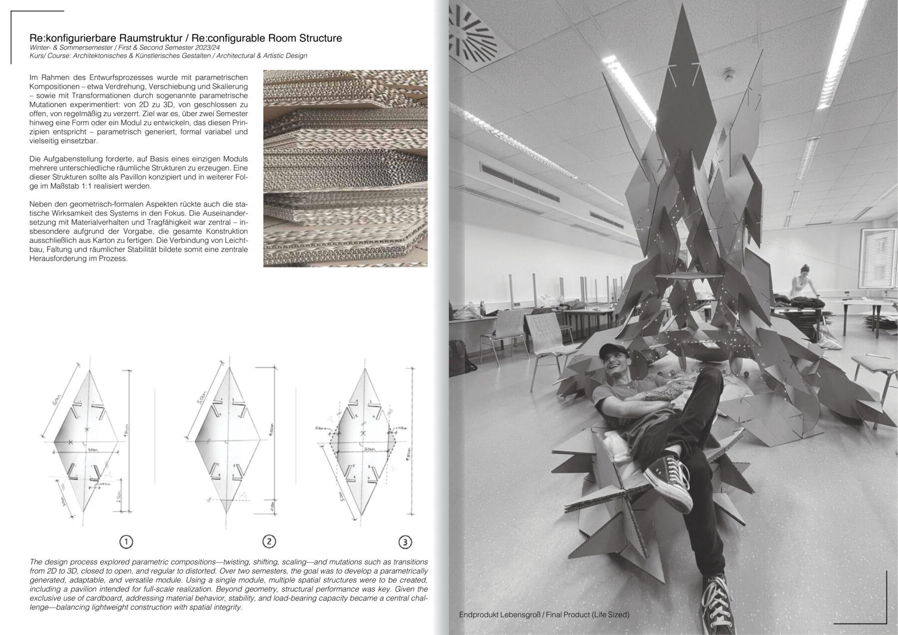 Re:konfigurierbares Raumstruktur